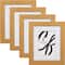 Craig Frames 4 Pack: Bauhaus 125 Distressed Gold Picture Frame with Mat